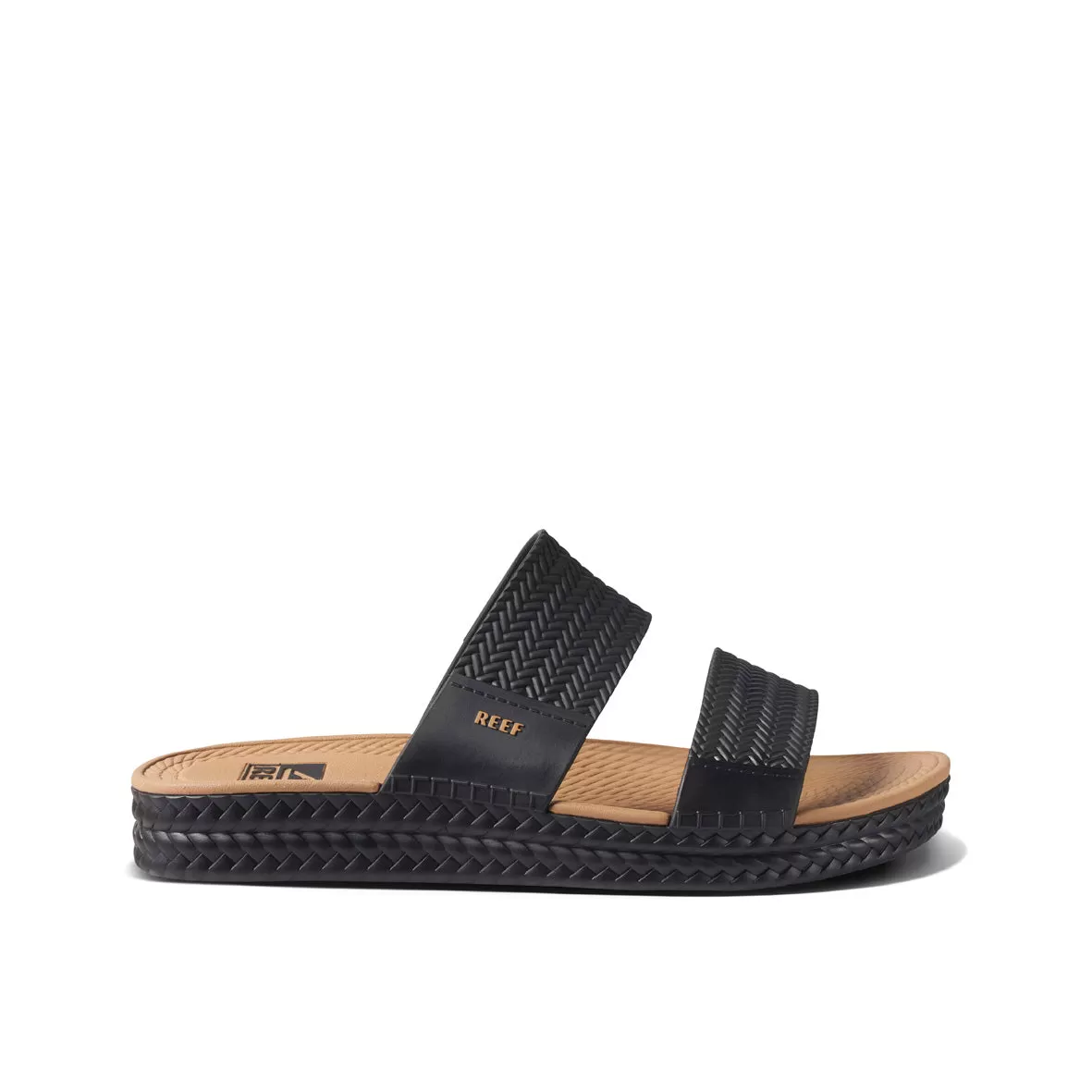 Womens Water Vista Slide - Black/Tan