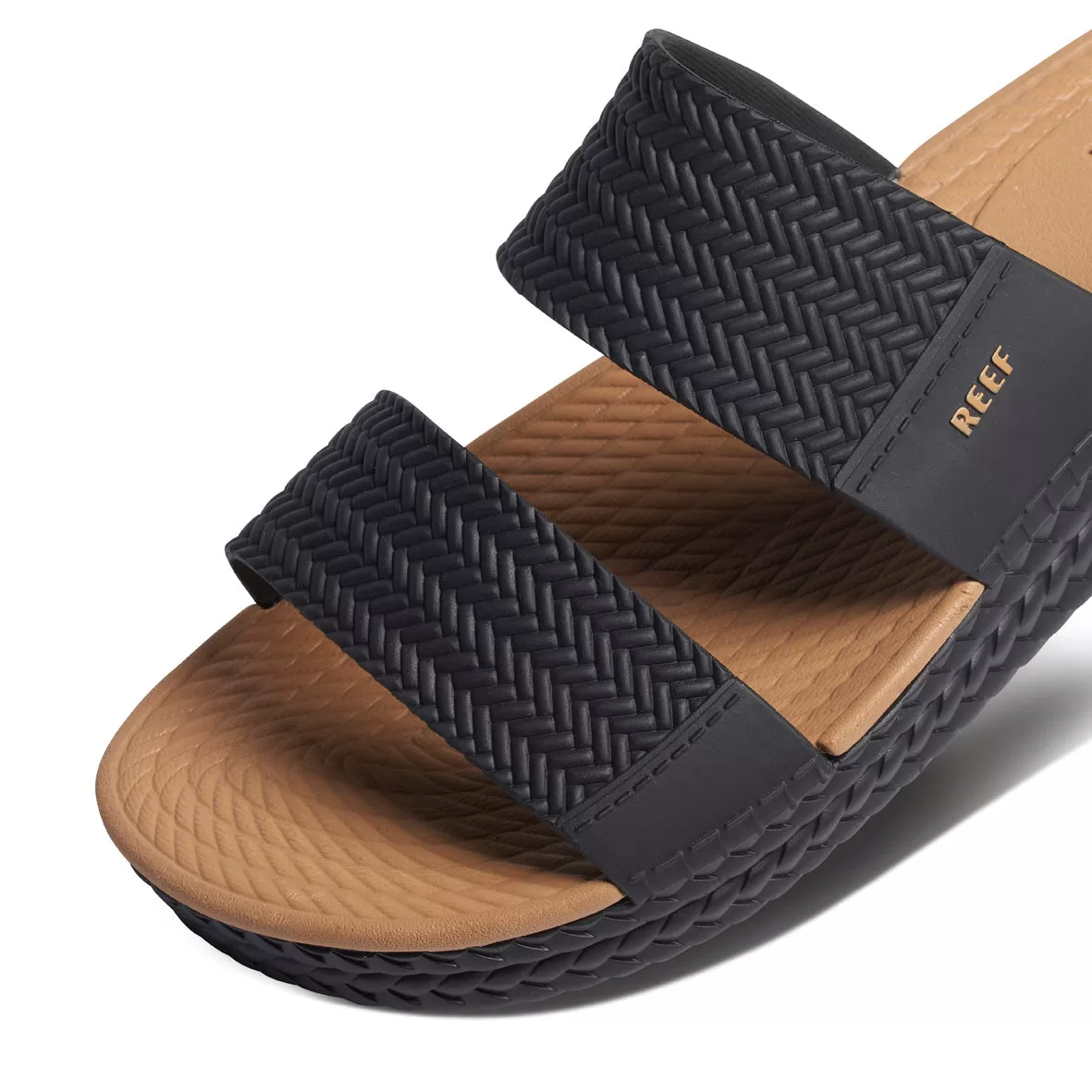 Womens Water Vista Slide - Black/Tan