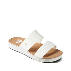 Womens Water Vista Slide - White / Tan