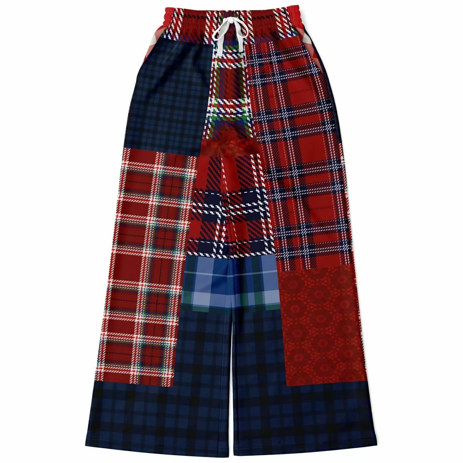 Yankee Doodle Plaid Patchwork Bellbottoms