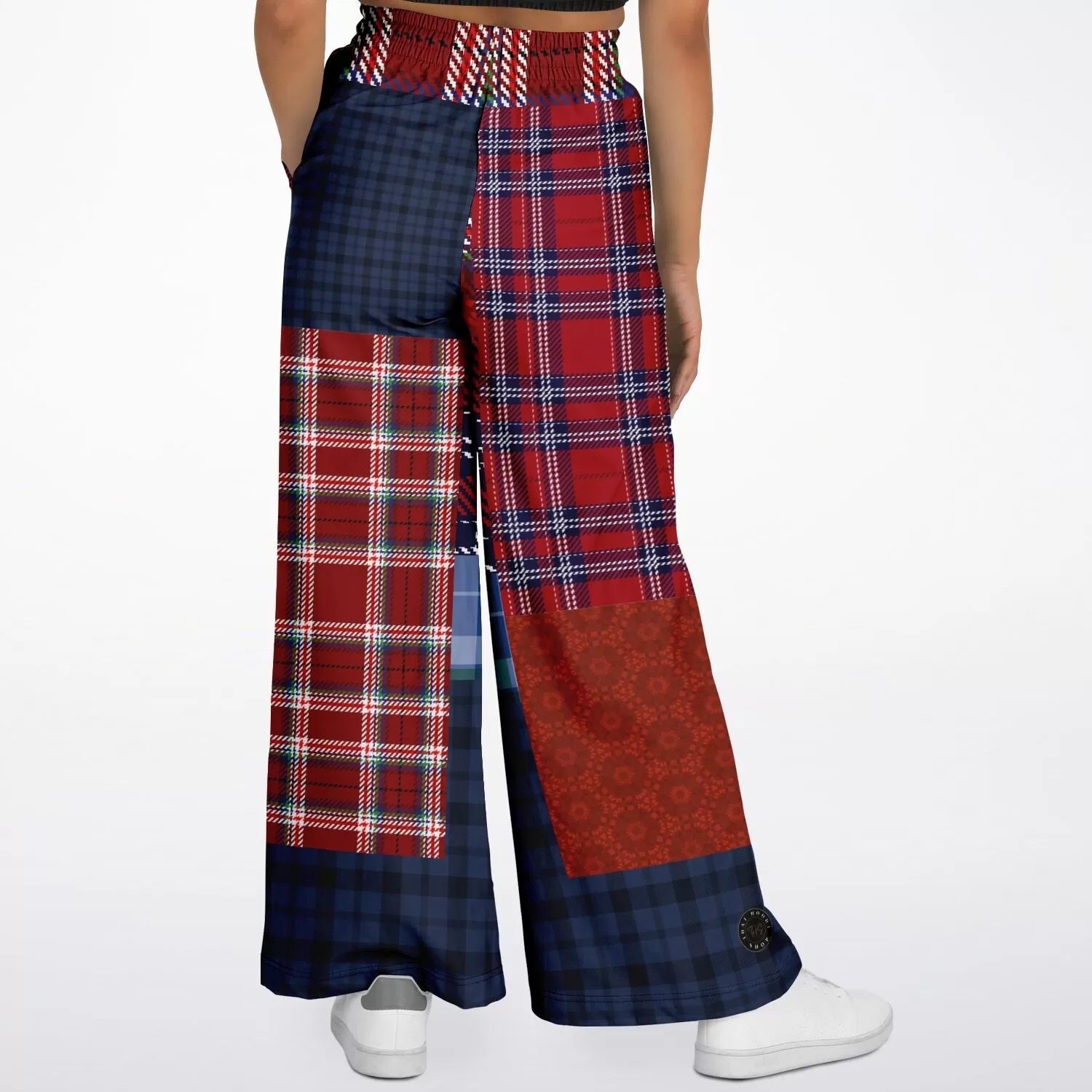 Yankee Doodle Plaid Patchwork Bellbottoms